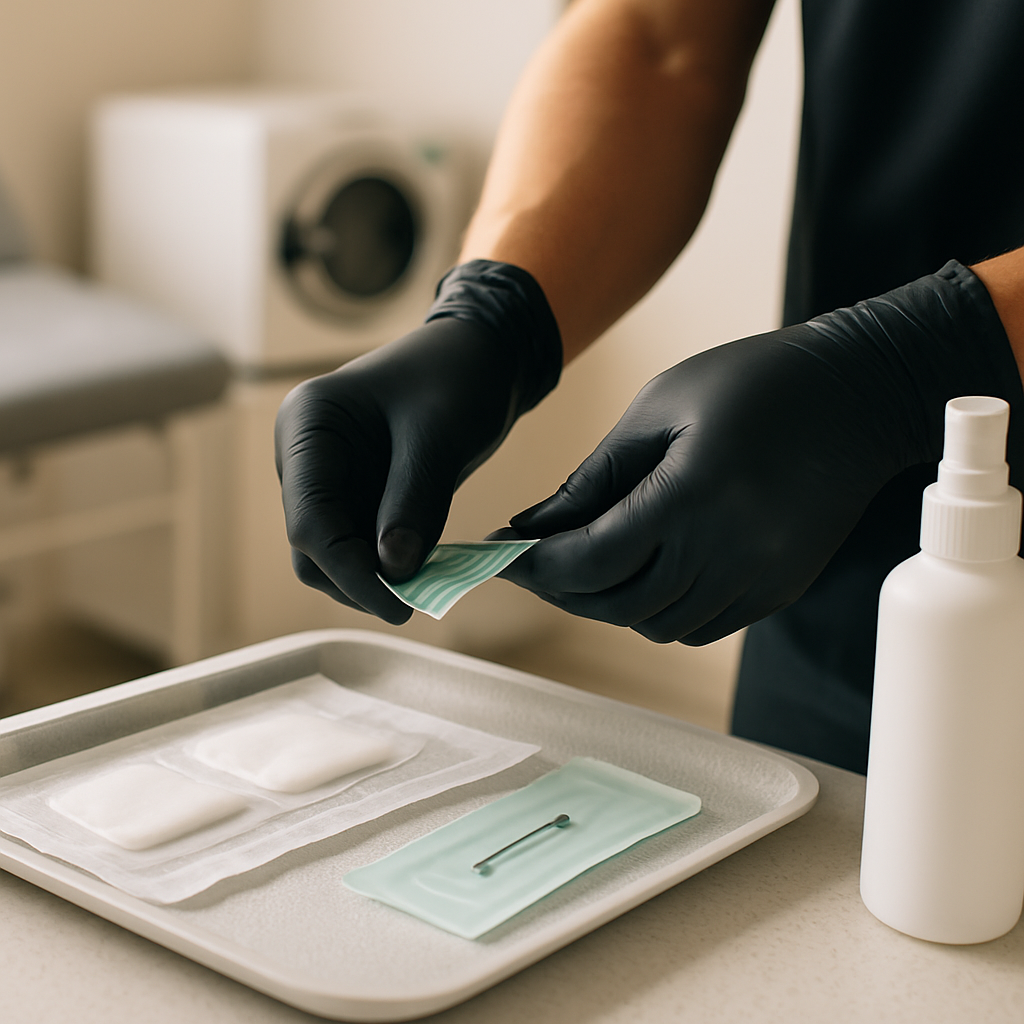 Infektionsrisiko senken durch saubere Umgebung – ael-Piercing