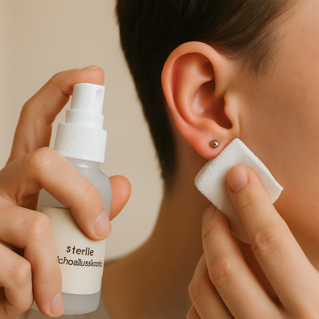 Heilungsphase beim Ohrpiercing: Pflegeplan ael-piercing-oreille